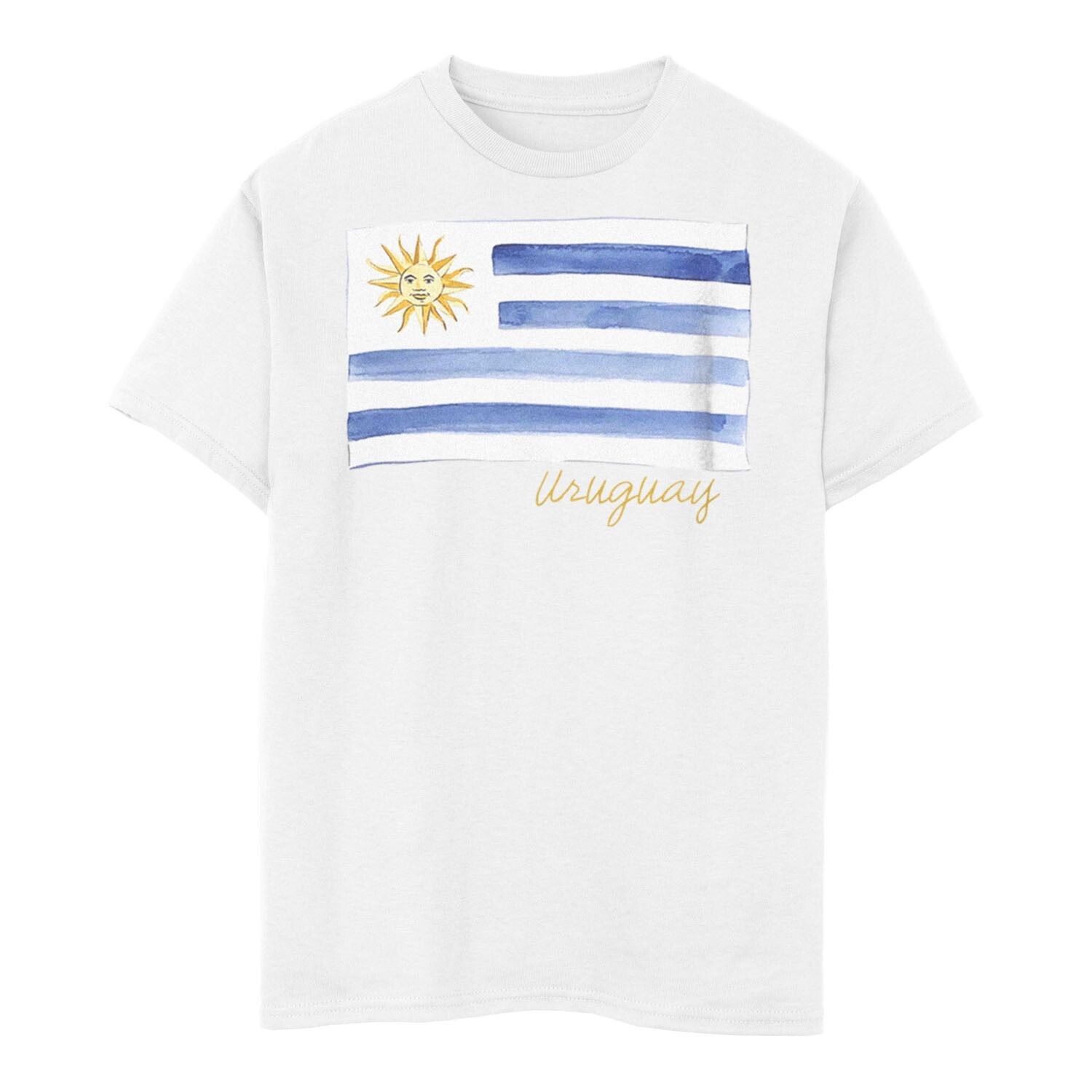 Футболка с акварельным флагом Уругвая для мальчиков 8–20 лет Licensed Character
Футболка с акварельным флагом Уругвая для мальчиков 8–20 лет Licensed Character