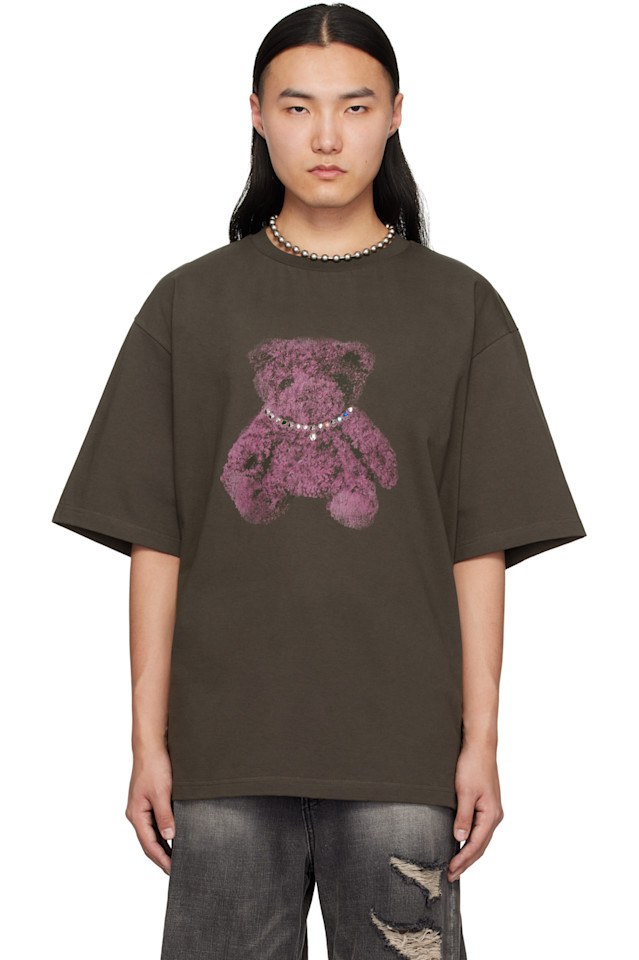 Футболка с жемчужным медведем We11Done, цвет charcoal
Футболка с жемчужным медведем We11Done, цвет charcoal