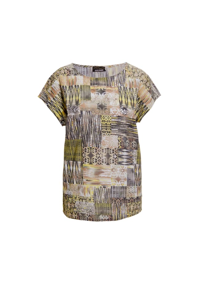 Сверхлегкая блузка с принтом из чистого хлопка. Goldner, мультиколор
Сверхлегкая блузка с принтом из чистого хлопка. Goldner, мультиколор