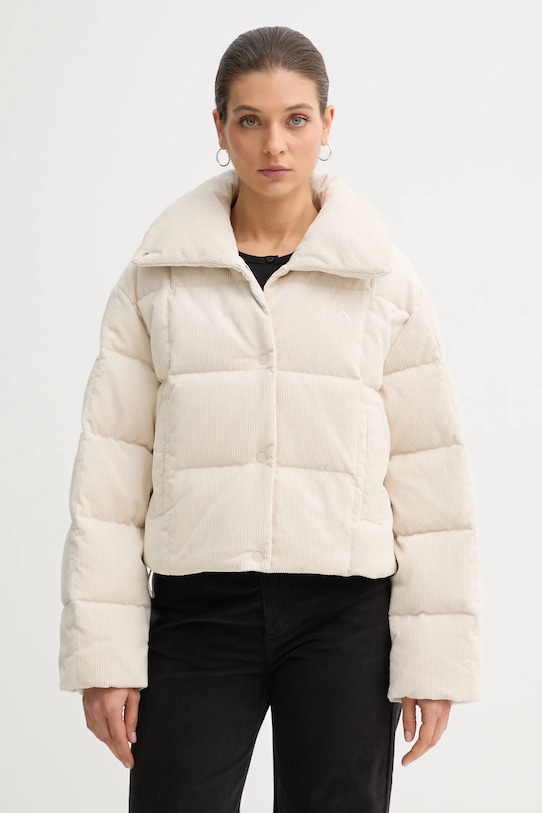 Вельветовый пуховик Calvin Klein Jeans, бежевый
Вельветовый пуховик Calvin Klein Jeans, бежевый