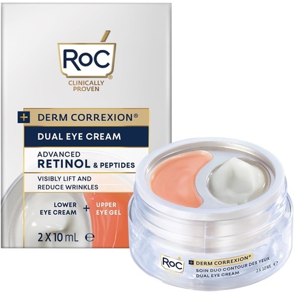 Крем для глаз Derm Correxion Dual Eye Cream 2-в-1 для видимого лифтинга кожи вокруг глаз, уменьшения темных кругов и отечности 10 мл RoC
Крем для глаз Derm Correxion Dual Eye Cream 2-в-1 для видимого лифтинга кожи вокруг глаз, уменьшения темных кругов и отечности 10 мл RoC