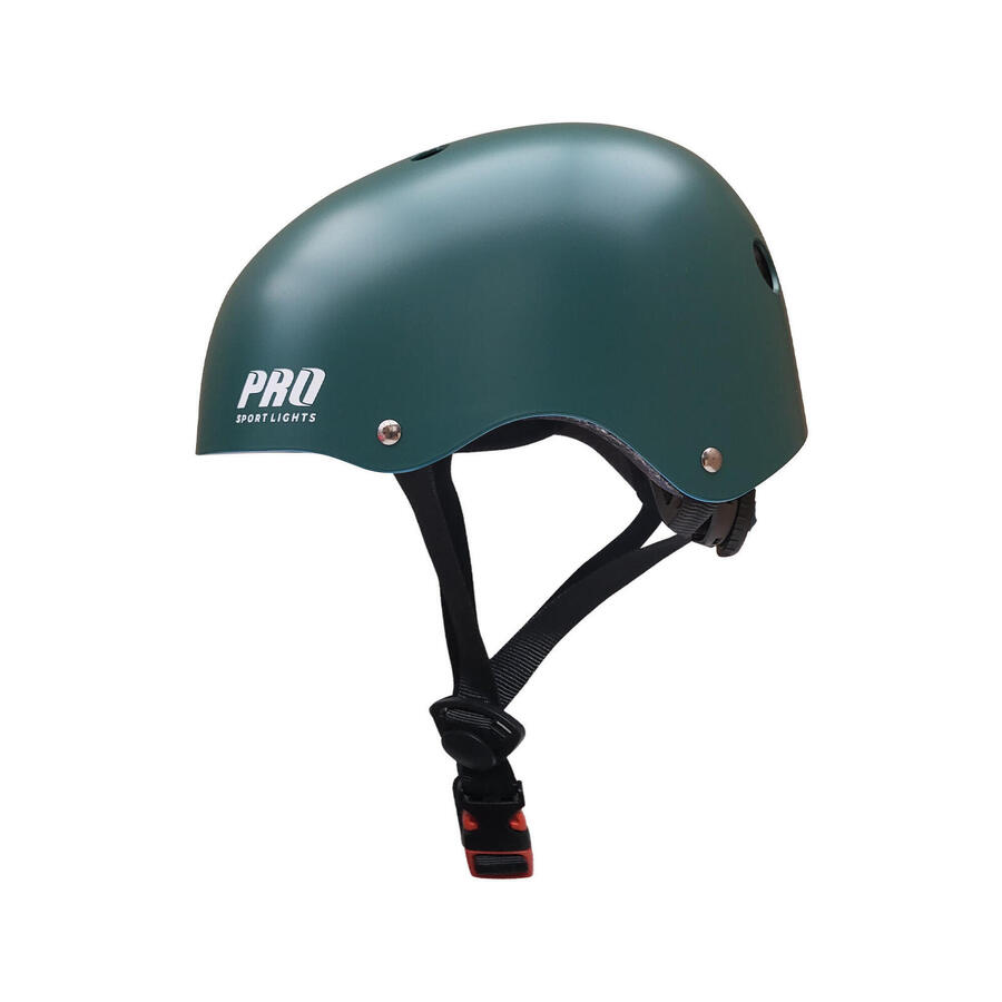 PRO SPORT LIGHTS Детский шлем для скейтбординга и велосипеда - армейский зеленый
PRO SPORT LIGHTS Детский шлем для скейтбординга и велосипеда - армейский зеленый