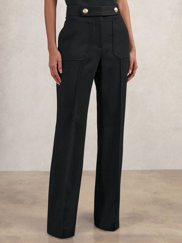 Брюки Petite Lily расклешенные из шерстяной смеси Reiss, Black
Брюки Petite Lily расклешенные из шерстяной смеси Reiss, Black