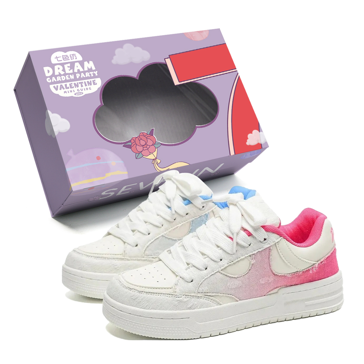 7 SEVFUN Износостойкие легкие низкие скейтерские кроссовки с эффектом увеличения роста унисекс - светлый микс, цвет Light Mismatched
7 SEVFUN Износостойкие легкие низкие скейтерские кроссовки с эффектом увеличения роста унисекс - светлый микс, цвет Light Mismatched