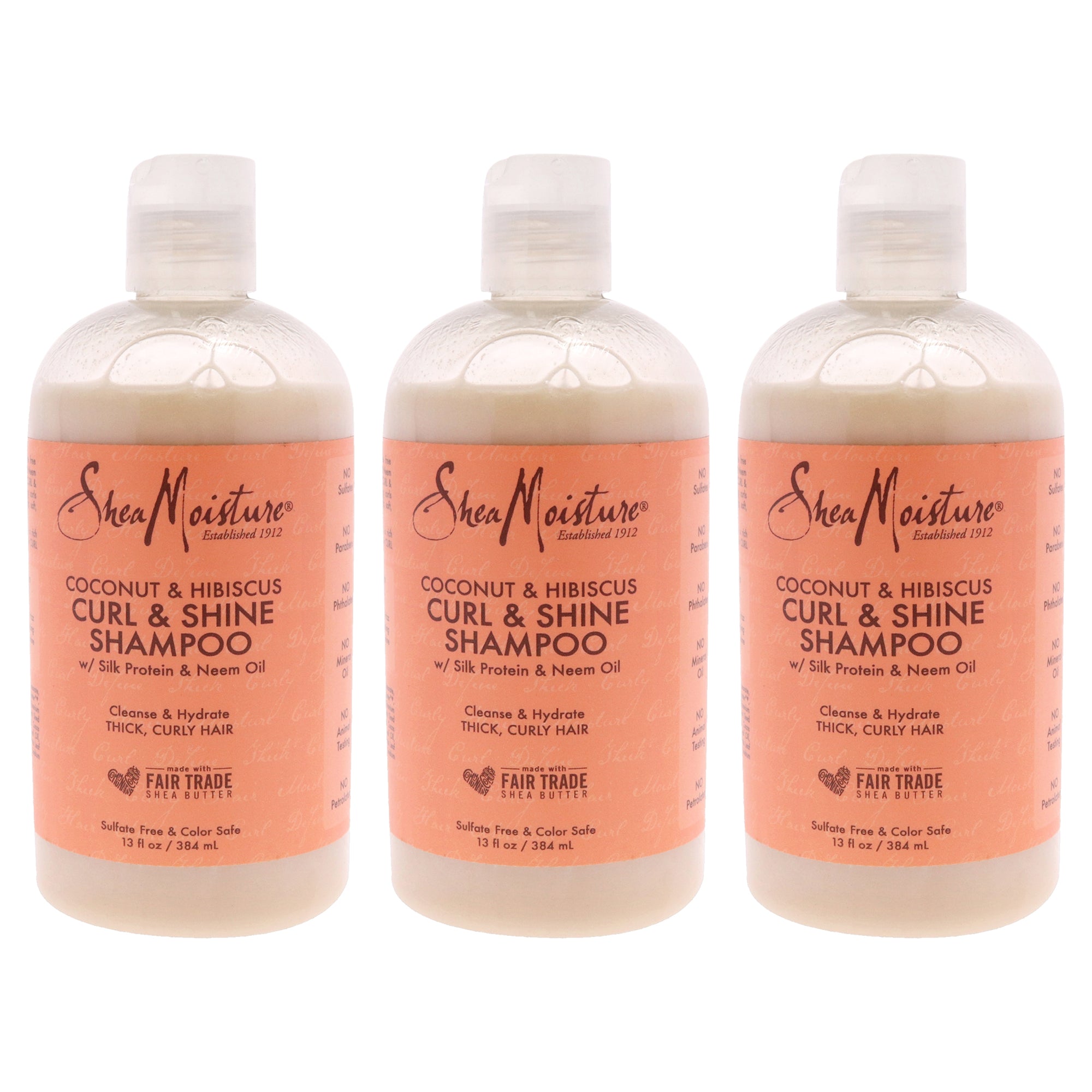 Шампунь для придания блеска кудрям с кокосом и гибискусом от Shea Moisture, подходит для мужчин и женщин - 380 мл - упаковка из 3 штук, прозрачный
Шампунь для придания блеска кудрям с кокосом и гибискусом от Shea Moisture, подходит для мужчин и женщин - 380 мл - упаковка из 3 штук, прозрачный