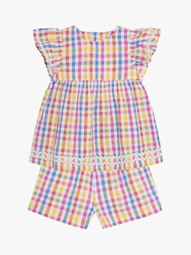 Детский комплект из 2-х частей - клетчатого топа и шорт JoJo Maman Bébé, красный
Детский комплект из 2-х частей - клетчатого топа и шорт JoJo Maman Bébé, красный