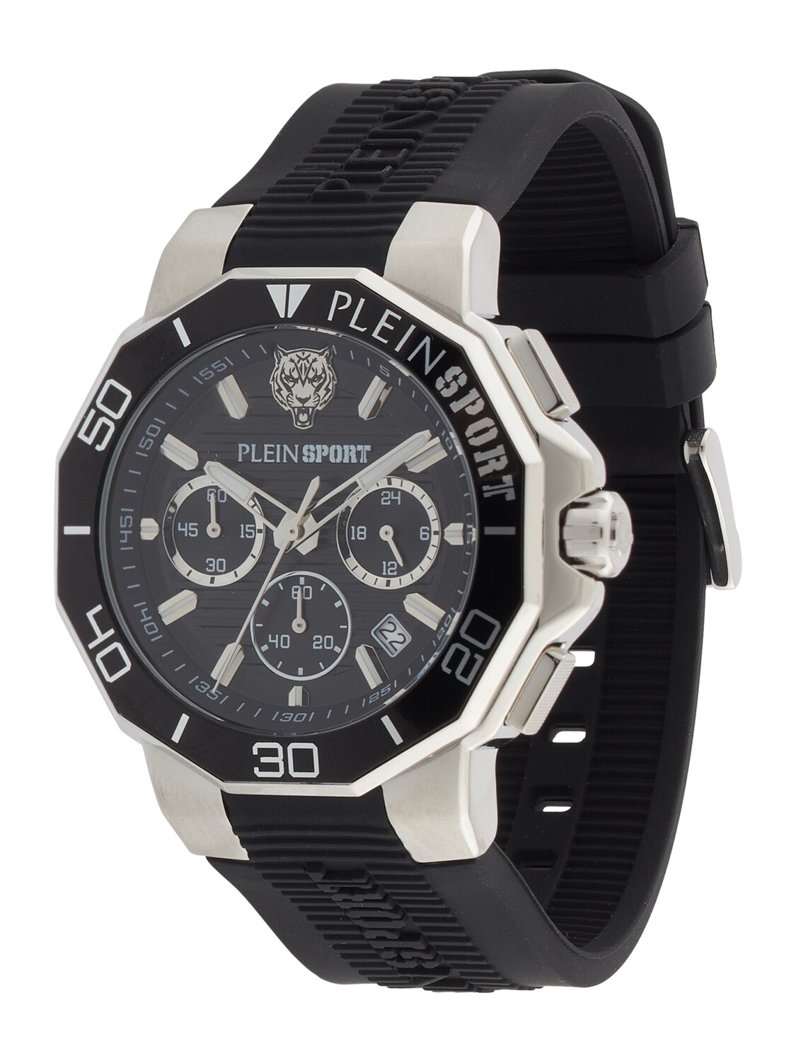 Plein Sport Часы 'TITAN' аналоговые, черные
Plein Sport Часы 'TITAN' аналоговые, черные