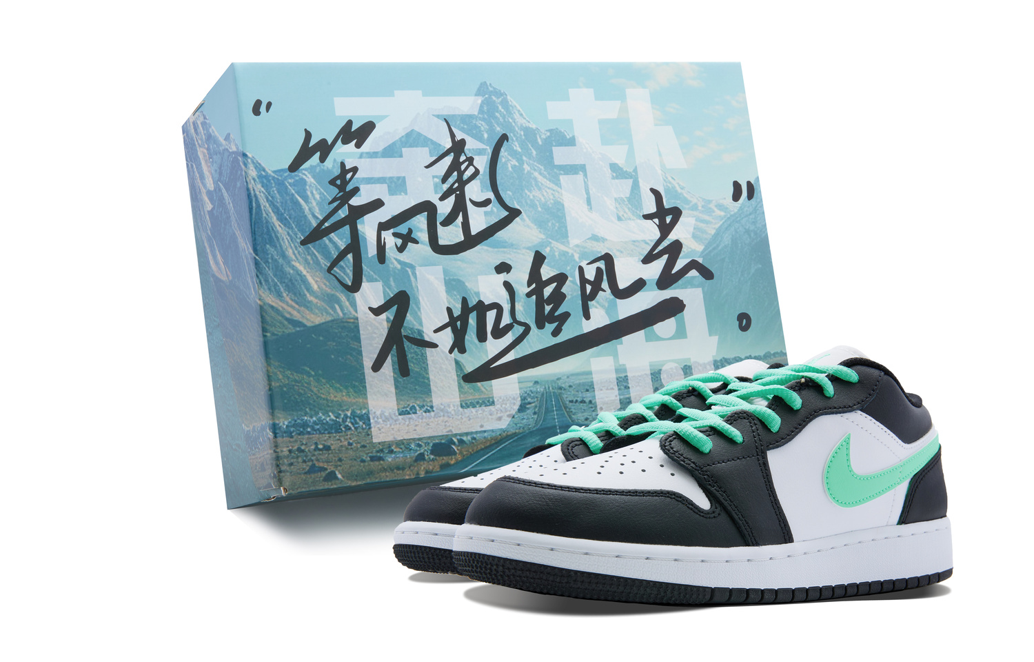 Детские баскетбольные кроссовки Jordan Air 1 с противоскользящей подошвой и амортизацией, черно-зелено-белые, для подростков
Детские баскетбольные кроссовки Jordan Air 1 с противоскользящей подошвой и амортизацией, черно-зелено-белые, для подростков