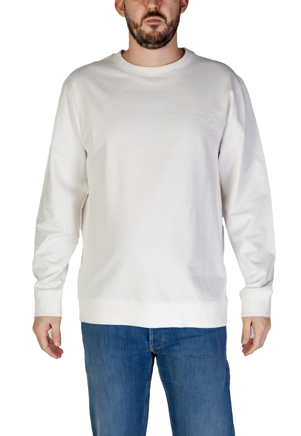 Свитшот мужской Hamaki-Ho однотонный хлопковый, белый
Свитшот мужской Hamaki-Ho однотонный хлопковый, белый