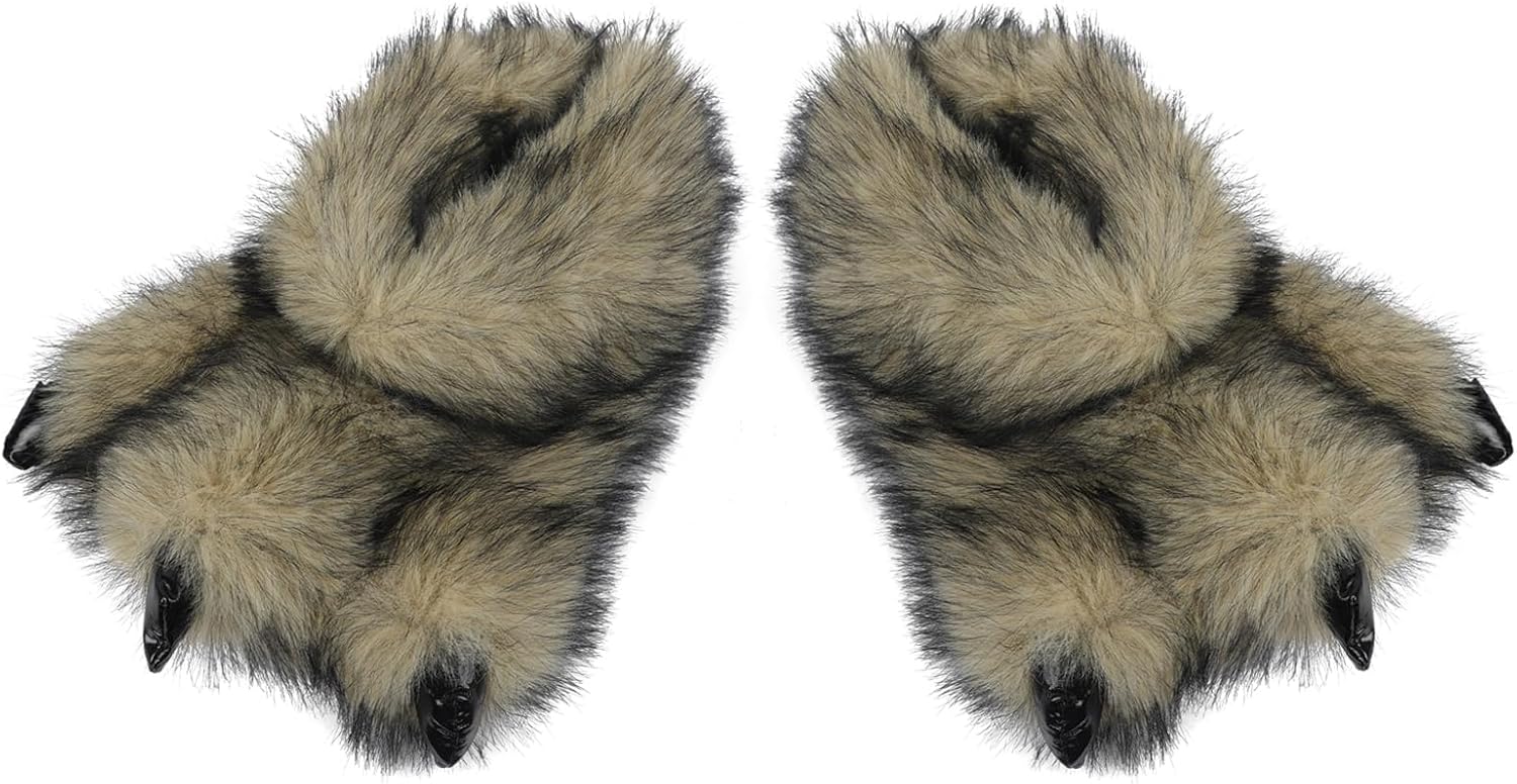 Зимние тапочки с лапками животных, плюшевые, с нескользящей подошвой для взрослых, мужчин и женщин, домашние тапочки Ohmill, желтый
Зимние тапочки с лапками животных, плюшевые, с нескользящей подошвой для взрослых, мужчин и женщин, домашние тапочки Ohmill, желтый