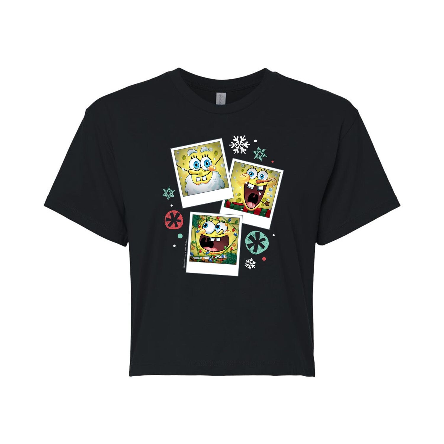 Рождественская укороченная футболка с изображением Губки Боба Квадратных Штанов для юниоров Licensed Character
Рождественская укороченная футболка с изображением Губки Боба Квадратных Штанов для юниоров Licensed Character