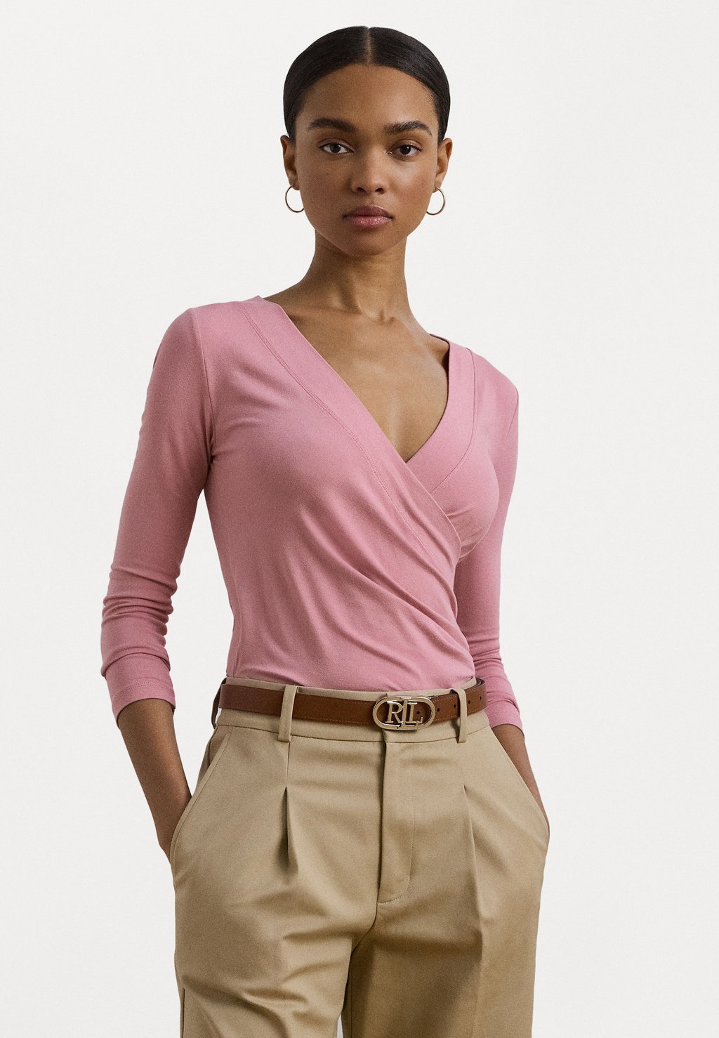 Рубашка с длинными рукавами SURPLICE JERSEY TOP Lauren Ralph Lauren, цвет Rose Mauve
Рубашка с длинными рукавами SURPLICE JERSEY TOP Lauren Ralph Lauren, цвет Rose Mauve