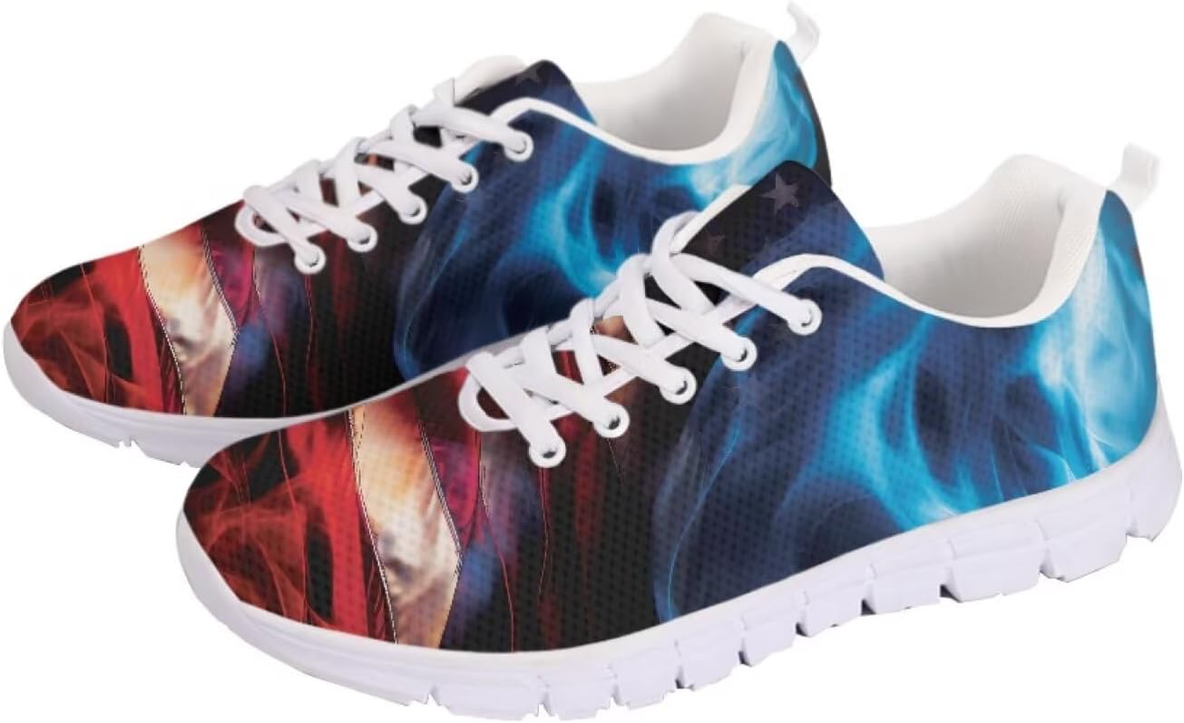 Кроссовки chaqlin для женщин и мужчин, дышащие сетчатые беговые кроссовки, противоскользящие повседневные спортивные прогулочные кроссовки, Usa Flag
Кроссовки chaqlin для женщин и мужчин, дышащие сетчатые беговые кроссовки, противоскользящие повседневные спортивные прогулочные кроссовки, Usa Flag