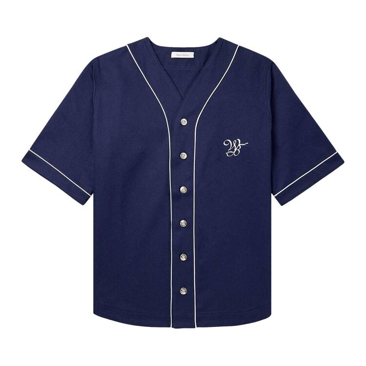 Рубашка Wales Bonner Freestyle Shirt Navy, синий
Рубашка Wales Bonner Freestyle Shirt Navy, синий