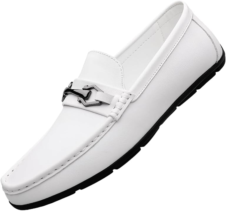 Мужские слипоны из натуральной кожи с пенни, легкие и мягкие лоферы и ходьбы, повседневные и нарядные туфли Igzbibg, белый
Мужские слипоны из натуральной кожи с пенни, легкие и мягкие лоферы и ходьбы, повседневные и нарядные туфли Igzbibg, белый