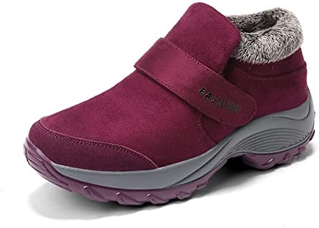 Женские зимние сапожки RZDYSQ с теплой подкладкой из меха, ортопедические для походов, зимние удобные нескользящие слипоны для снега для мужчин и женщин (черный - мужской, US-10)
Женские зимние сапожки RZDYSQ с теплой подкладкой из меха, ортопедические для походов, зимние удобные нескользящие слипоны для снега для мужчин и женщин (черный - мужской, US-10)