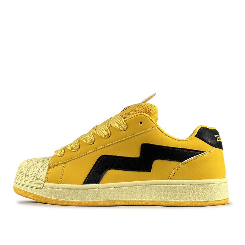 Кеды, скейтборд обувь унисекс низкий верх желтый/черный/бежевый Zuibang
Кеды, скейтборд обувь унисекс низкий верх желтый/черный/бежевый Zuibang