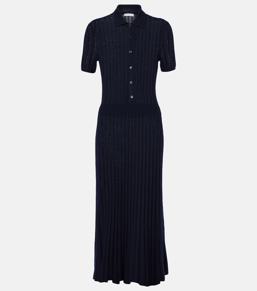 Платье-рубашка Элвиса из кашемира и шелка Gabriela Hearst, Dark Navy
Платье-рубашка Элвиса из кашемира и шелка Gabriela Hearst, Dark Navy