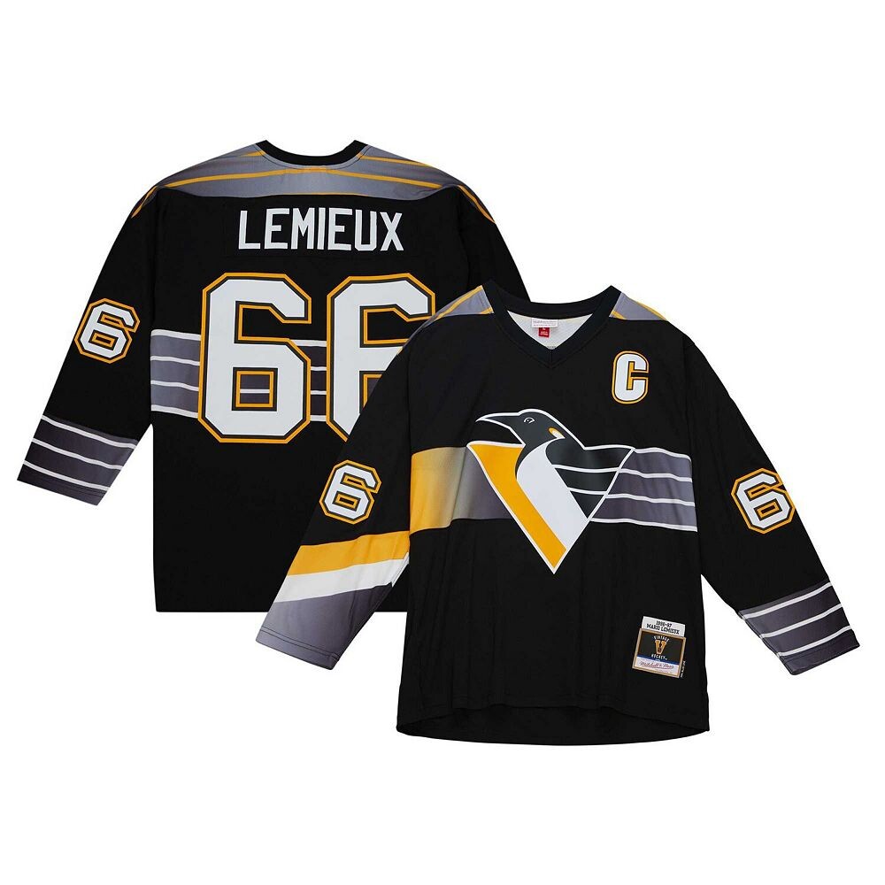 Мужская черная капитанская нашивка Mitchell & Ness Mario Lemieux Pittsburgh Penguins 1996/97 Blue Line Player, цвет Png Black
Мужская черная капитанская нашивка Mitchell & Ness Mario Lemieux Pittsburgh Penguins 1996/97 Blue Line Player, цвет Png Black