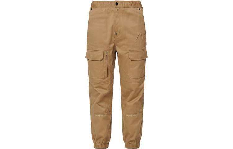 Трикотажные спортивные штаны мужские песочные Evisu, цвет Sand
Трикотажные спортивные штаны мужские песочные Evisu, цвет Sand