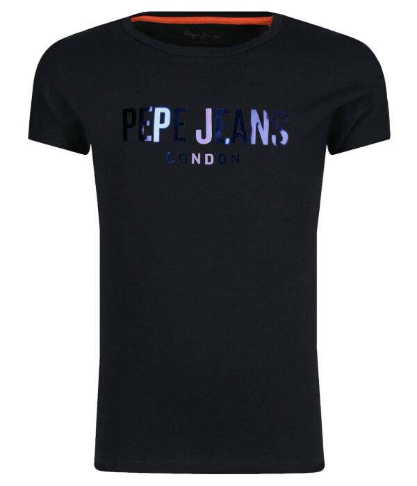 Футболка детская Pepe Jeans London с блестящим логотипом, синий
Футболка детская Pepe Jeans London с блестящим логотипом, синий