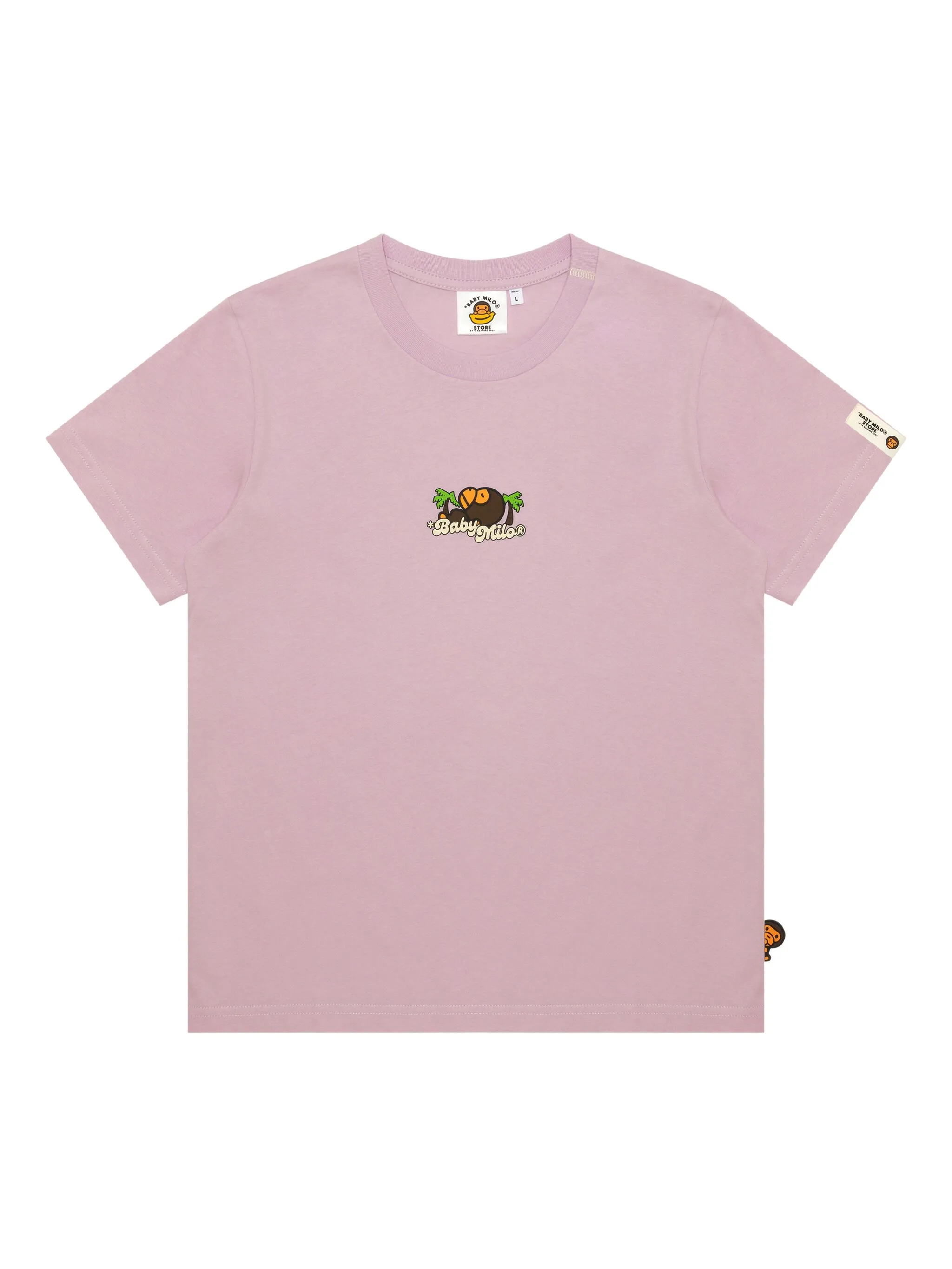 Футболка с круглым вырезом Baby Milo Store By A Bathing Ape, розовый
Футболка с круглым вырезом Baby Milo Store By A Bathing Ape, розовый