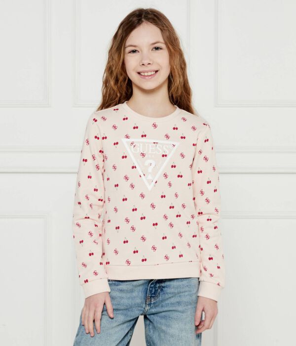 Свитшот для девочек Guess с принтом, бежевый
Свитшот для девочек Guess с принтом, бежевый