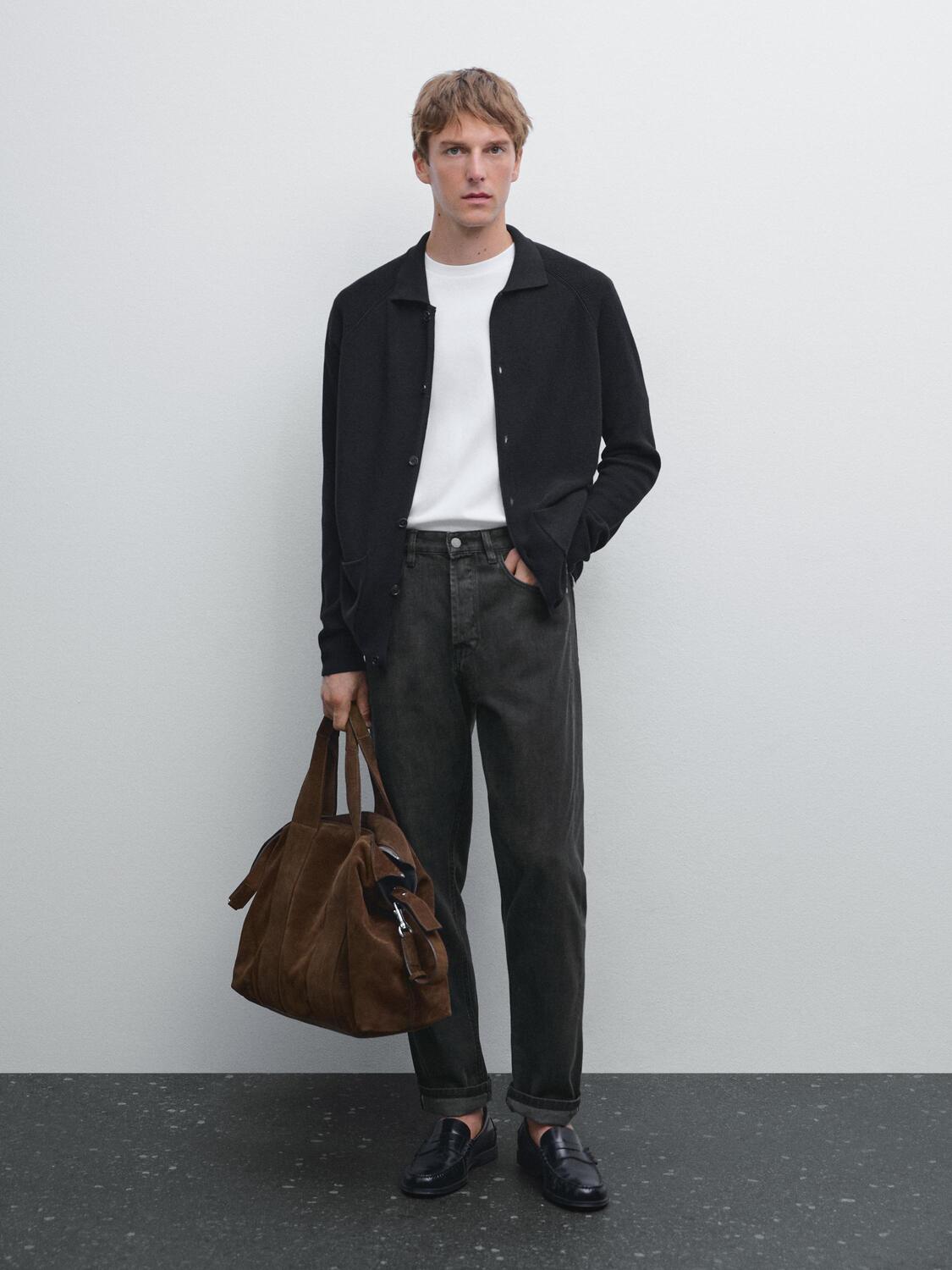 Кардиган из 100% хлопка Massimo Dutti, черный
Кардиган из 100% хлопка Massimo Dutti, черный