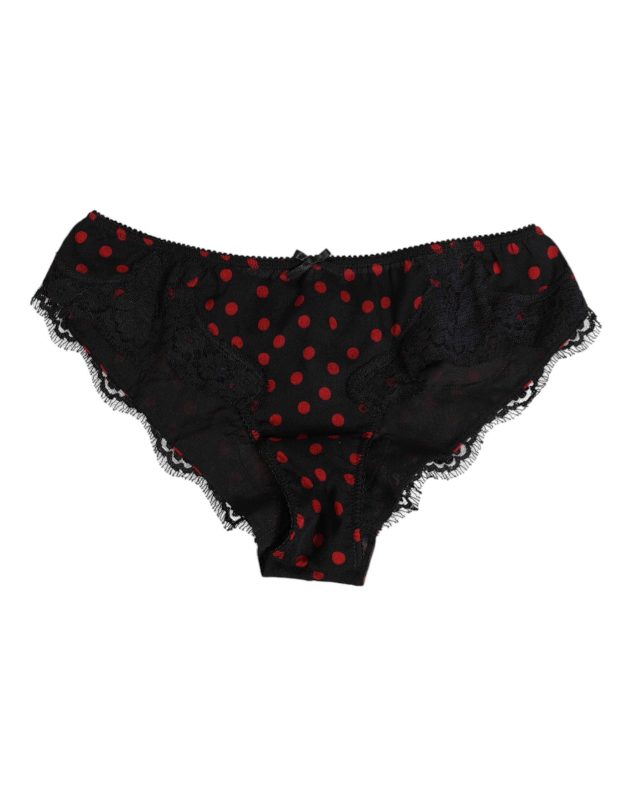 Черное шелковое нижнее белье в горошек с заниженной талией Dolce & Gabbana, черный
Черное шелковое нижнее белье в горошек с заниженной талией Dolce & Gabbana, черный