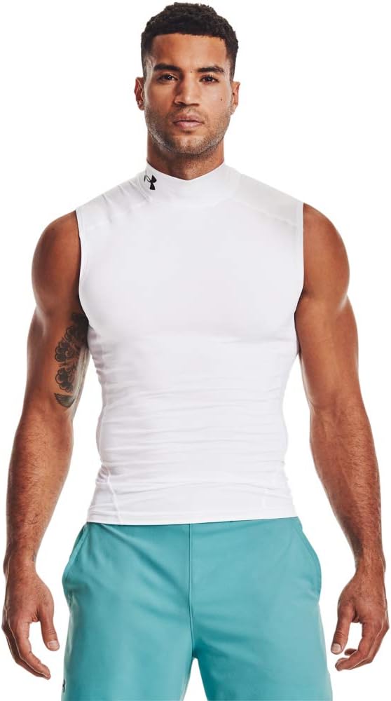 Under Armour мужская футболка HeatGear Armour Compression Mock без рукавов, White (100)/Black, Белый, Under Armour мужская футболка HeatGear Armour Compression Mock без рукавов, White (100)/Black
Under Armour мужская футболка HeatGear Armour Compression Mock без рукавов, White (100)/Black, Белый, Under Armour мужская футболка HeatGear Armour Compression Mock без рукавов, White (100)/Black