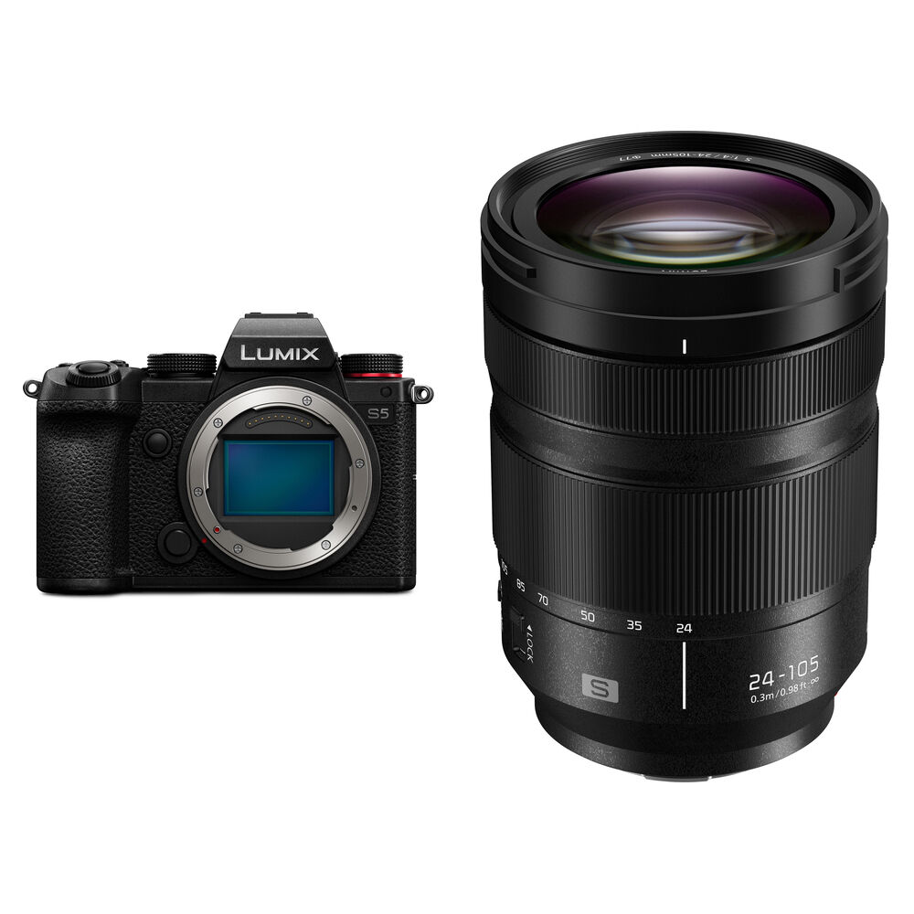 Беззеркальная камера Panasonic Lumix S5 Mirrorless Camera with 24-105mm f/4 Lens
Беззеркальная камера Panasonic Lumix S5 Mirrorless Camera with 24-105mm f/4 Lens