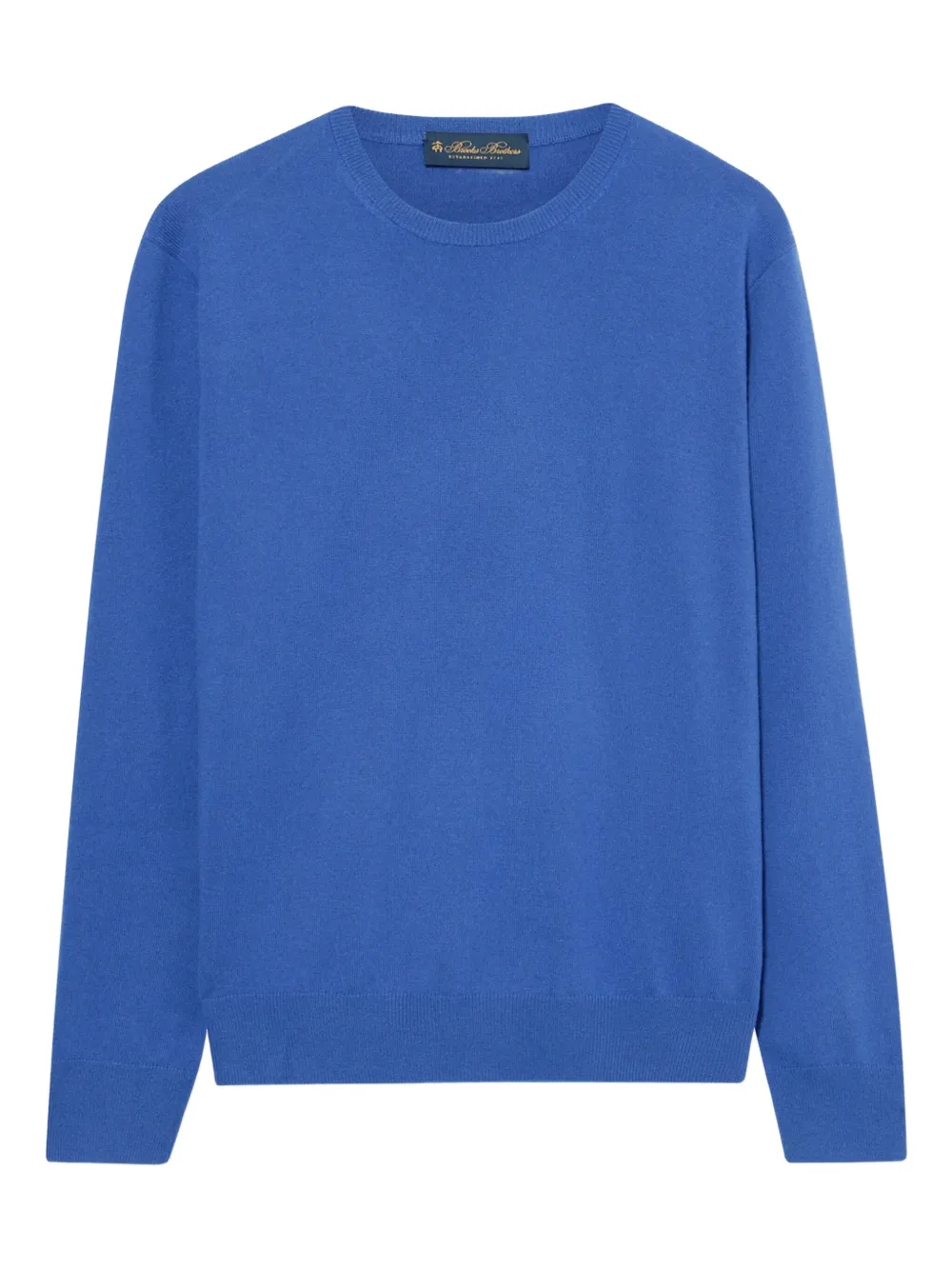 Кашемировый свитер с круглым вырезом Brooks Brothers, синий
Кашемировый свитер с круглым вырезом Brooks Brothers, синий