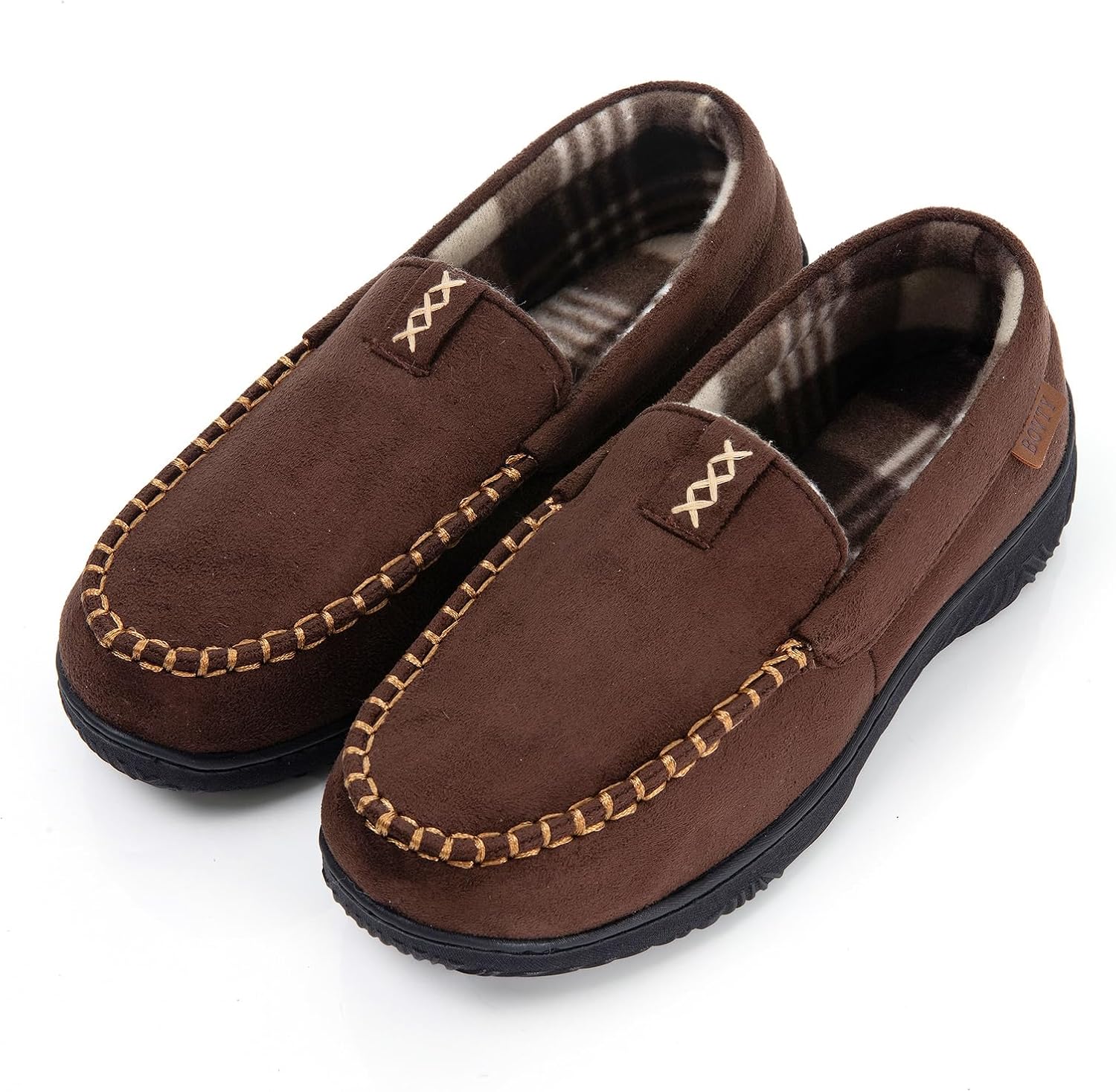 Мужские тапочки-мокасины для дома - обувь с эффектом памяти для дома и улицы, дышащие туфли-слипоны Bovty, коричневый
Мужские тапочки-мокасины для дома - обувь с эффектом памяти для дома и улицы, дышащие туфли-слипоны Bovty, коричневый