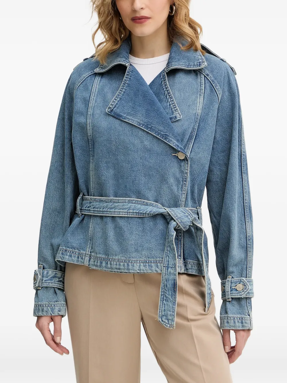 Джинсовая куртка с поясом Guess Usa, синий
Джинсовая куртка с поясом Guess Usa, синий