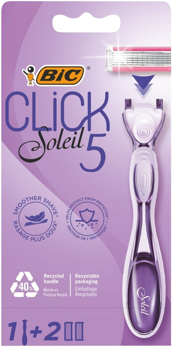 Бритва для женщин Bic Soleil Click, 1 шт
Бритва для женщин Bic Soleil Click, 1 шт