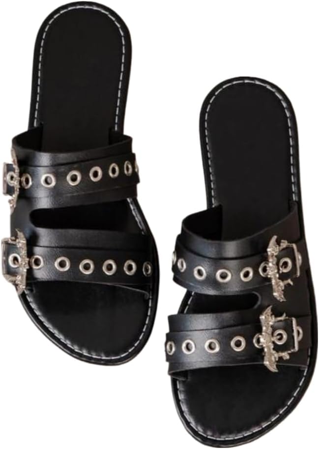 Женские сандалии LokoLucx в панк-стиле с декором в виде летучей мыши и заклепками, модные сандалии из искусственной кожи для повседневной носки, универсальная обувь для женщин и девушек, летние сандалии больших размеров для пляжа и фестивалей, ч...
Женские сандалии LokoLucx в панк-стиле с декором в виде летучей мыши и заклепками, модные сандалии из искусственной кожи для повседневной носки, универсальная обувь для женщин и девушек, летние сандалии больших размеров для пляжа и фестивалей, ч...