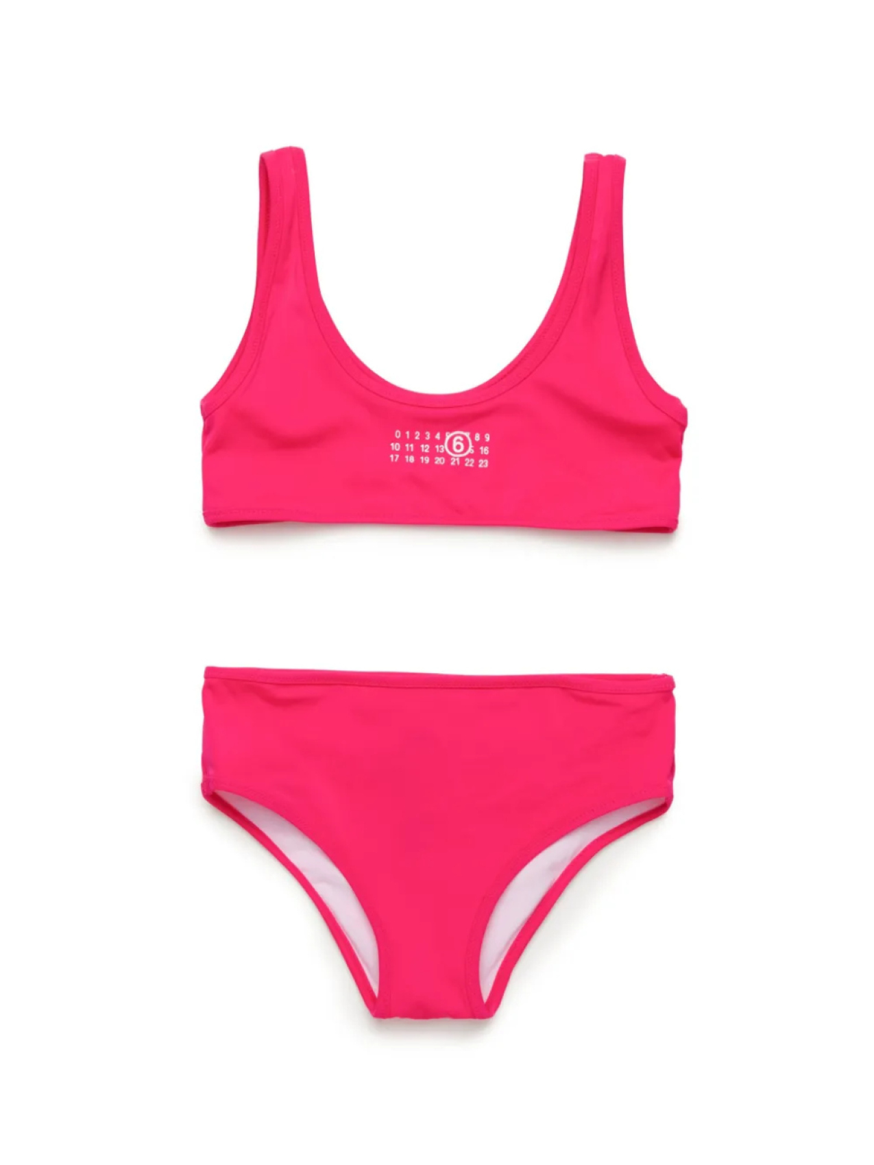 MM6 Maison Margiela Kids бикини с логотипом, розовый 
MM6 Maison Margiela Kids бикини с логотипом, розовый