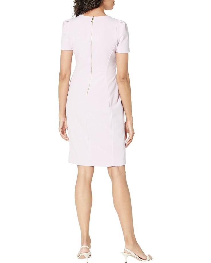 Платье Calvin Klein Scuba Crepe Sheath Dress with Tulip Sleeve, цвет Cherry Blossom 1
Платье Calvin Klein Scuba Crepe Sheath Dress with Tulip Sleeve, цвет Cherry Blossom 1