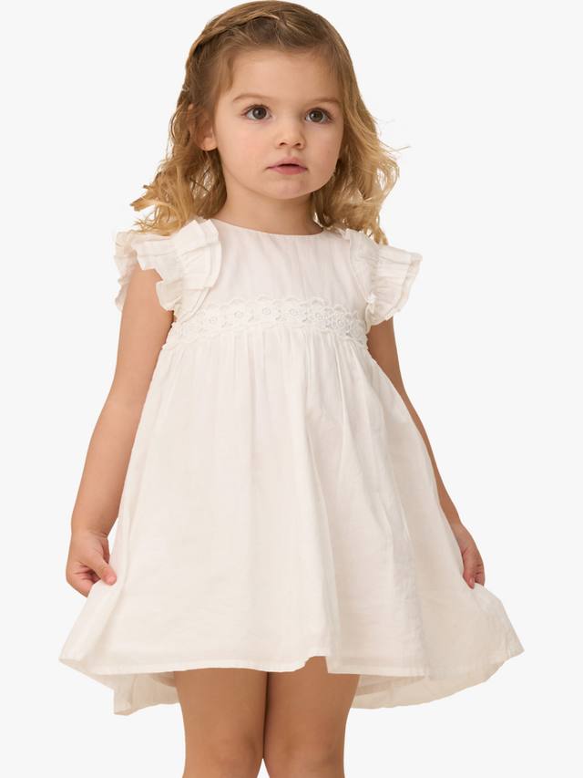 Детское платье с цветочным поясом из хлопка Angel & Rocket, White
Детское платье с цветочным поясом из хлопка Angel & Rocket, White