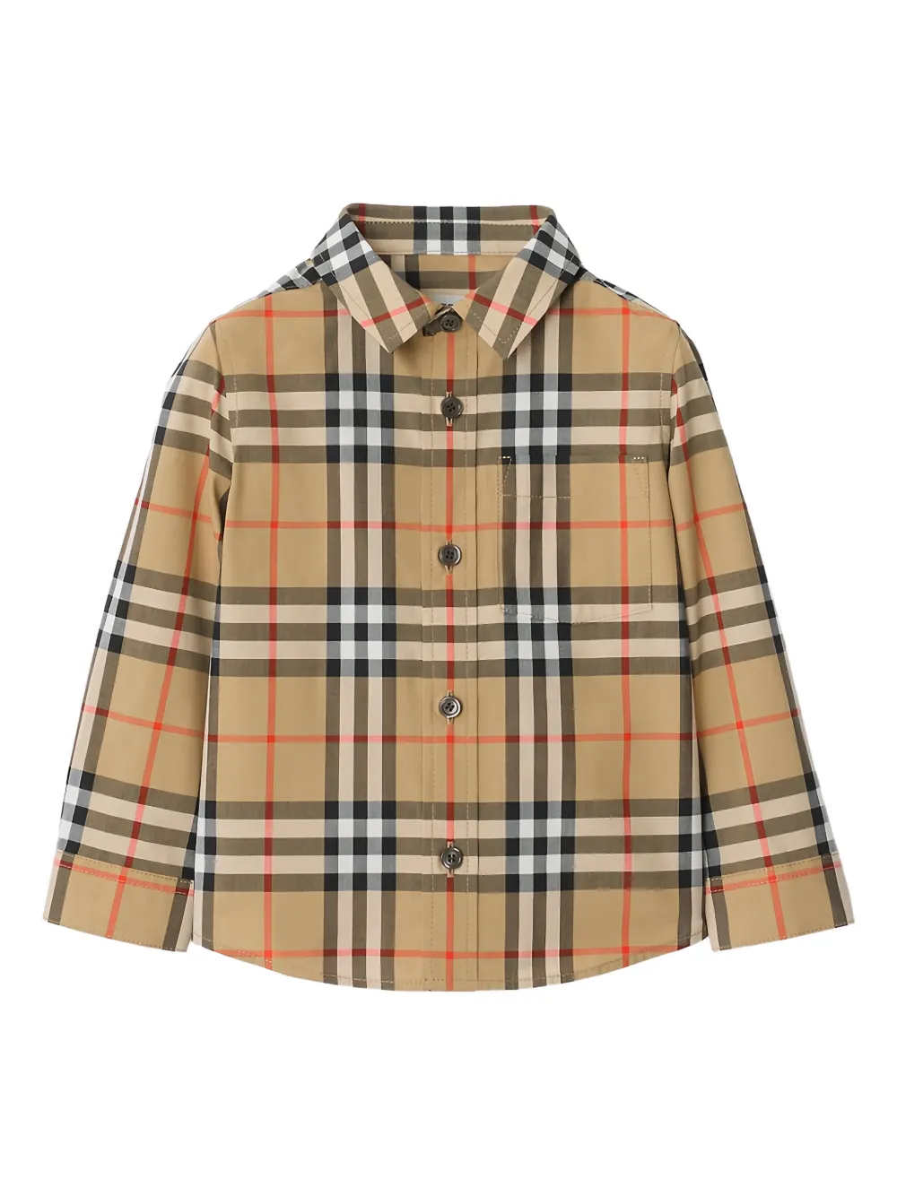 Клетчатая рубашка Burberry Kids, бежевый
Клетчатая рубашка Burberry Kids, бежевый
