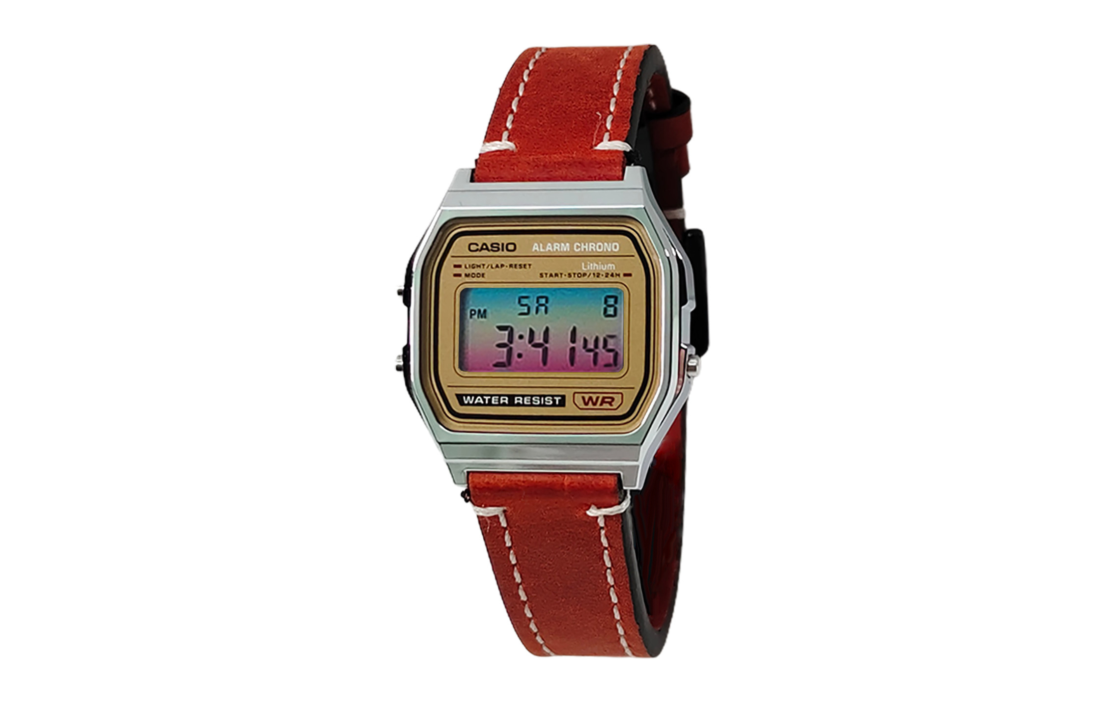 CASIO Ретрофит серия электронный механизм натуральный кожаный ремешок часы мужские gold циферблат
CASIO Ретрофит серия электронный механизм натуральный кожаный ремешок часы мужские gold циферблат