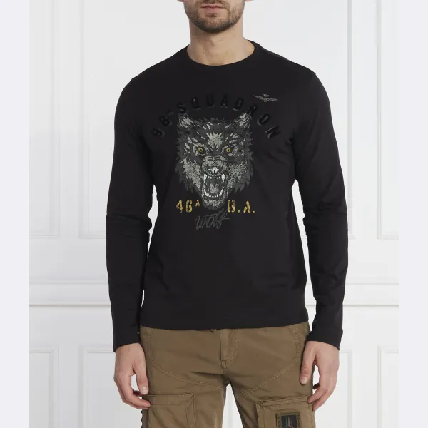 Классический крой с длинным рукавом Aeronautica Militare, черный
Классический крой с длинным рукавом Aeronautica Militare, черный