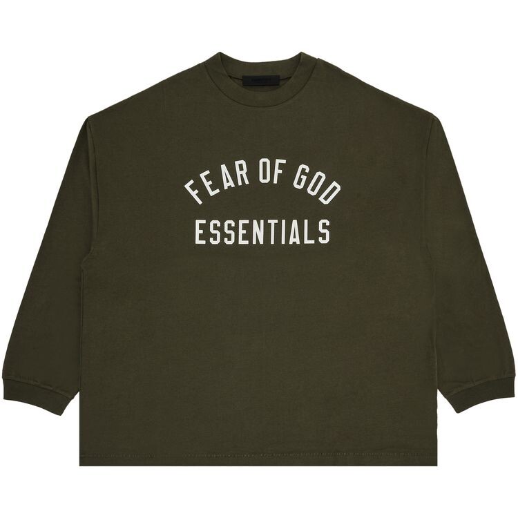 Футболка Fear of God Essentials Jersey Long-Sleeve Tee Military, зеленый
Футболка Fear of God Essentials Jersey Long-Sleeve Tee Military, зеленый