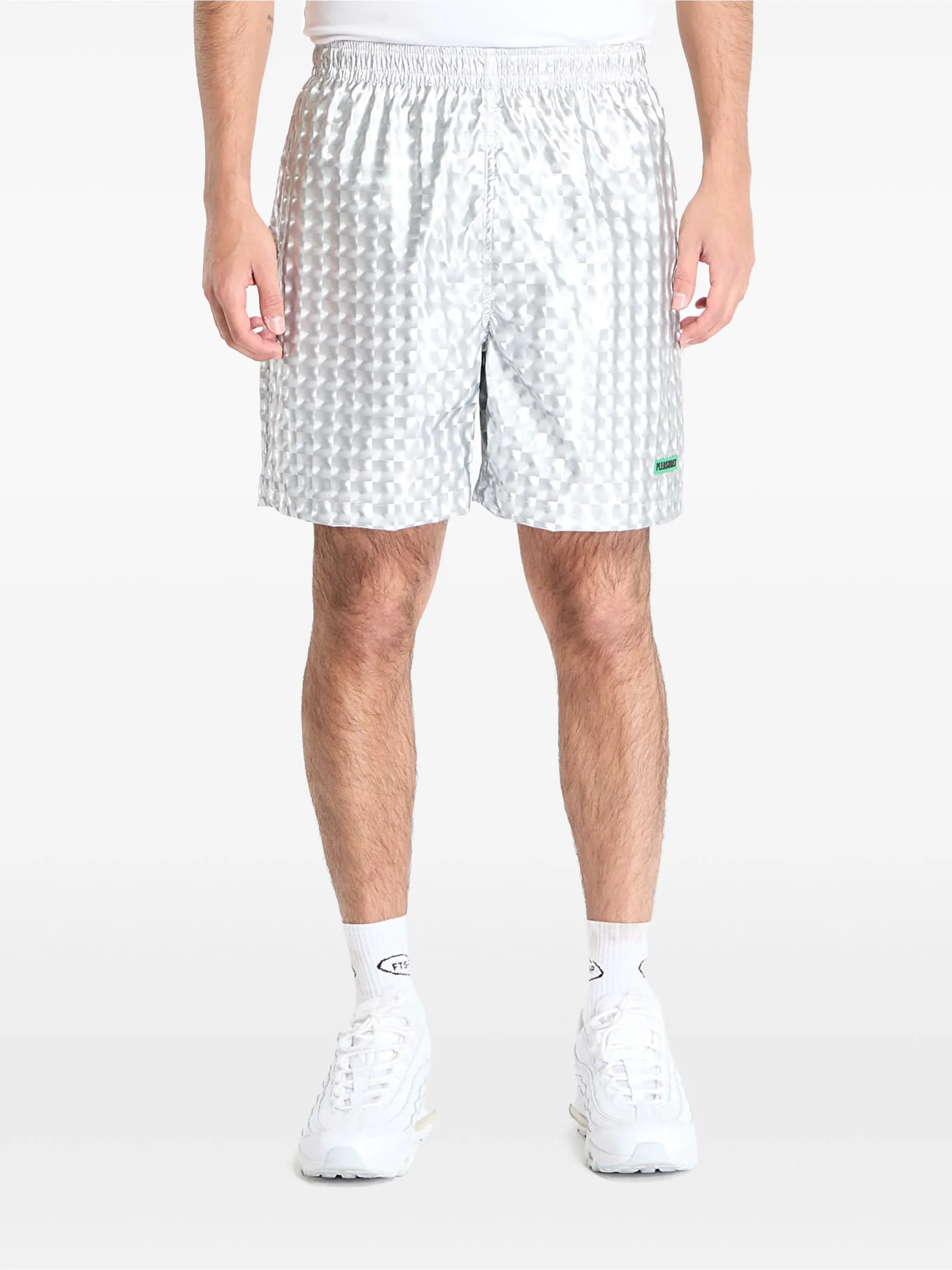 Шорты Pulley с геометричным узором Pleasures, серый
Шорты Pulley с геометричным узором Pleasures, серый