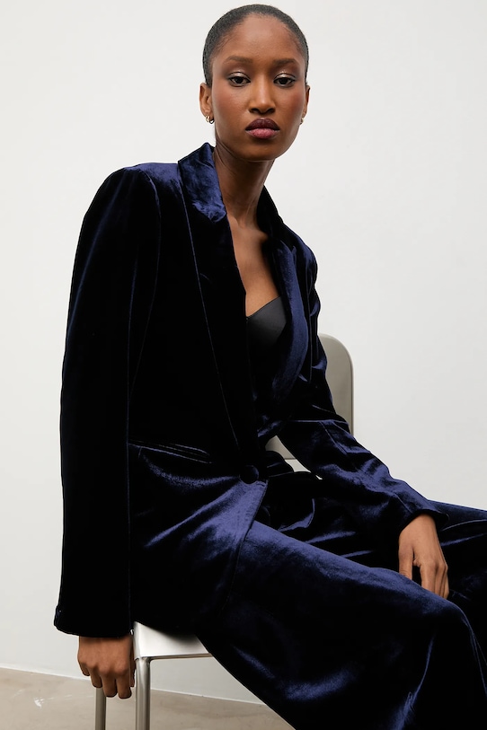 Бархатный блейзер Answear.Lab, темно-синий
Бархатный блейзер Answear.Lab, темно-синий