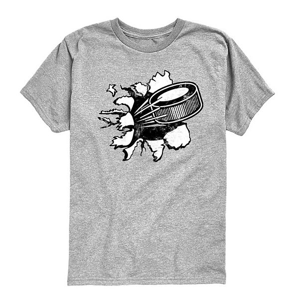 Футболка с принтом хоккейной шайбы для мальчиков 8-20 Licensed Character, Athletic Heather
Футболка с принтом хоккейной шайбы для мальчиков 8-20 Licensed Character, Athletic Heather