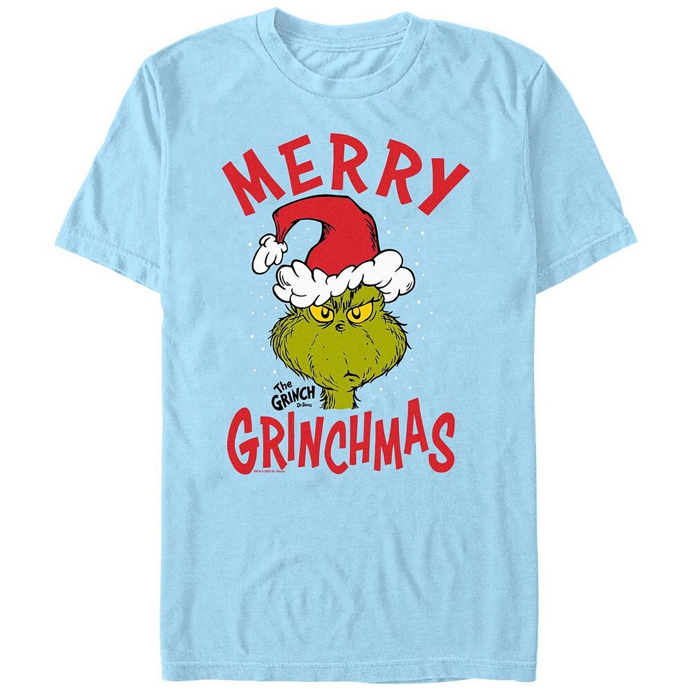 Футболка Big & Tall Dr. Seuss The Grinch с рождественским рисунком Licensed Character, цвет Light Blue
Футболка Big & Tall Dr. Seuss The Grinch с рождественским рисунком Licensed Character, цвет Light Blue