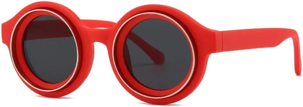 Винтажные круглые солнцезащитные очки для женщин и мужчин в стиле панк, роскошные, классические, стимпанк, с защитой от УФ-излучения UV400 AHSGDVC, Red Black
Винтажные круглые солнцезащитные очки для женщин и мужчин в стиле панк, роскошные, классические, стимпанк, с защитой от УФ-излучения UV400 AHSGDVC, Red Black