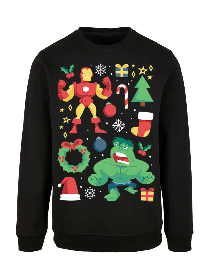 Пуловер F4NT4STIC Sweatshirt Marvel Universe Iron Man und Hulk Christmas, черный
Пуловер F4NT4STIC Sweatshirt Marvel Universe Iron Man und Hulk Christmas, черный