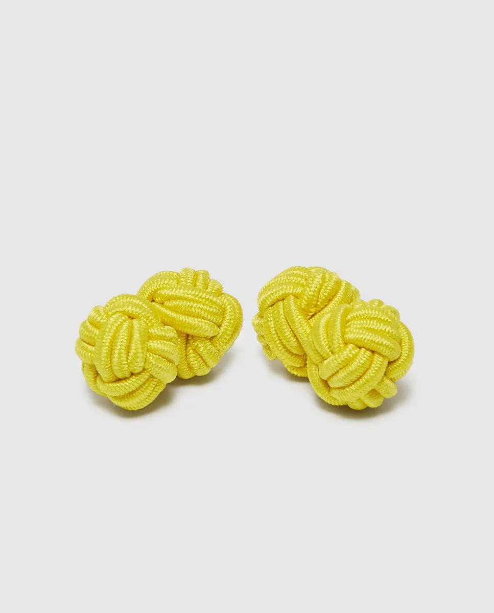 Мужские запонки с шариками из пасмантерии Emidio Tucci, желтый
Мужские запонки с шариками из пасмантерии Emidio Tucci, желтый